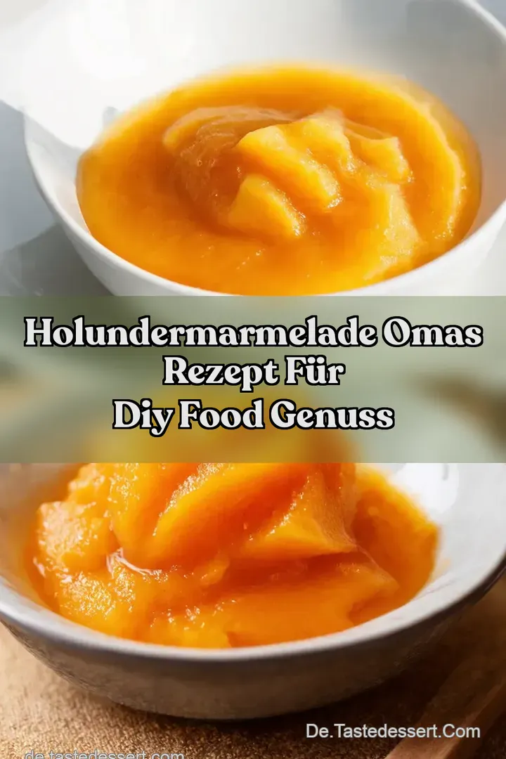Holundermarmelade Omas Rezept für DIY Food Genuss