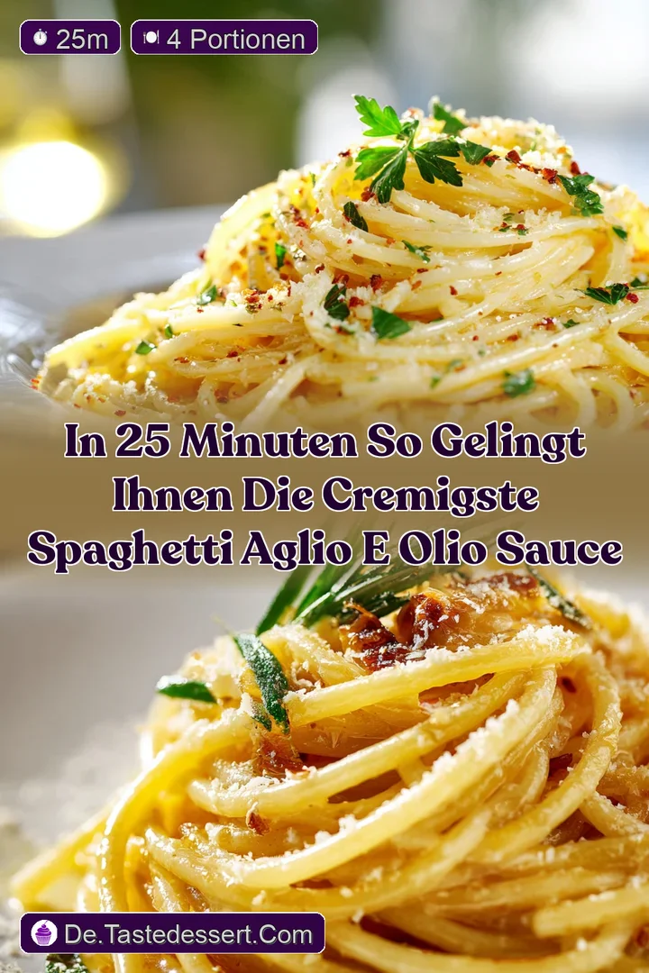 In 25 Minuten So gelingt Ihnen die cremigste Spaghetti Aglio e Olio Sauce