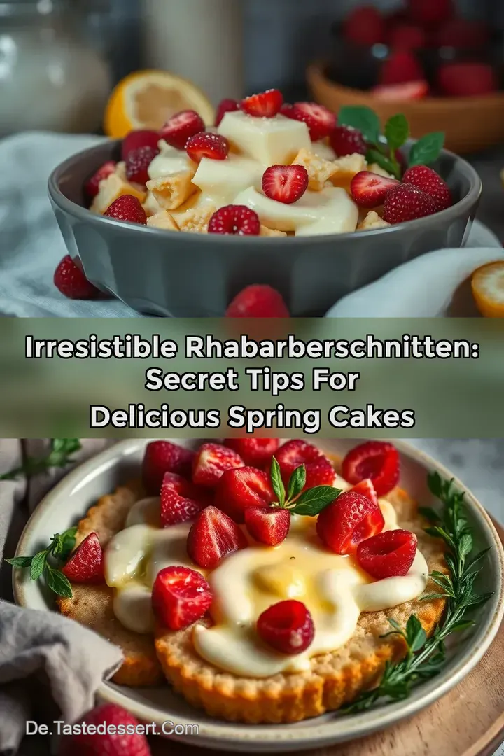 Irresistible Rhabarberschnitten: Secret Tips for Delicious Spring Cakes