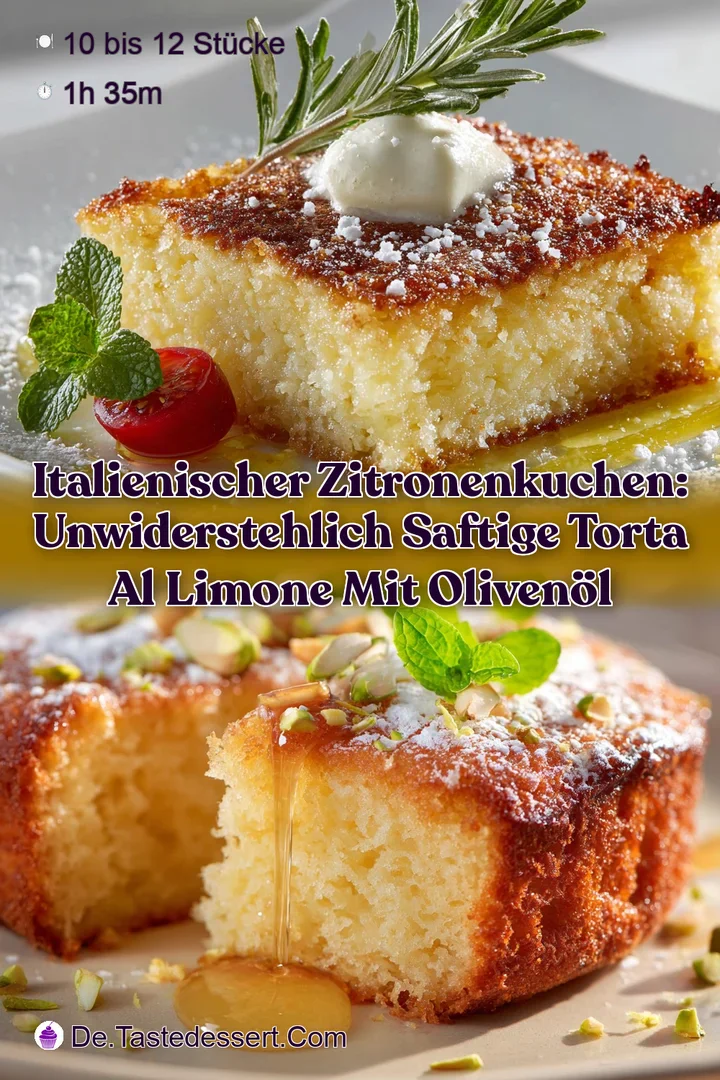 Italienischer Zitronenkuchen: Unwiderstehlich saftige Torta al Limone mit Oliven&ouml;l