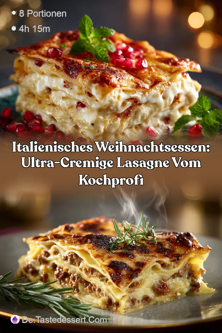 Italienisches Weihnachtsessen: Ultra-cremige Lasagne vom Kochprofi