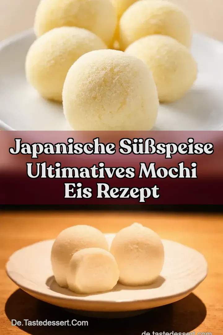 Japanische S&uuml;&szlig;speise Ultimatives Mochi Eis Rezept
