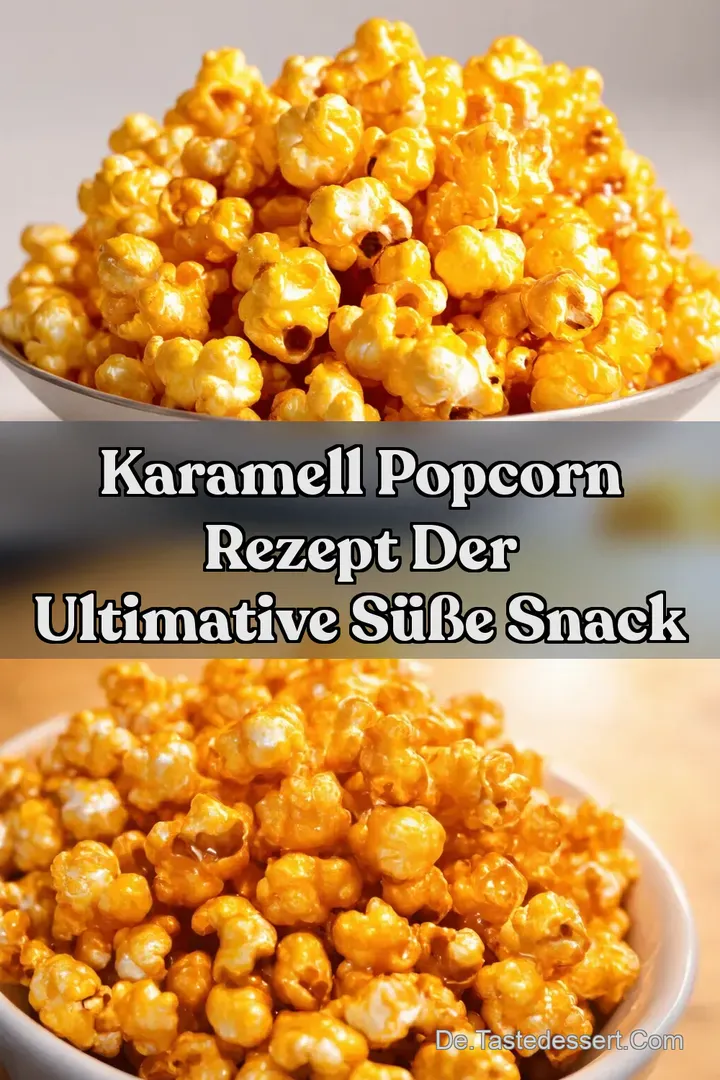 Karamell Popcorn Rezept Der ultimative s&uuml;&szlig;e Snack