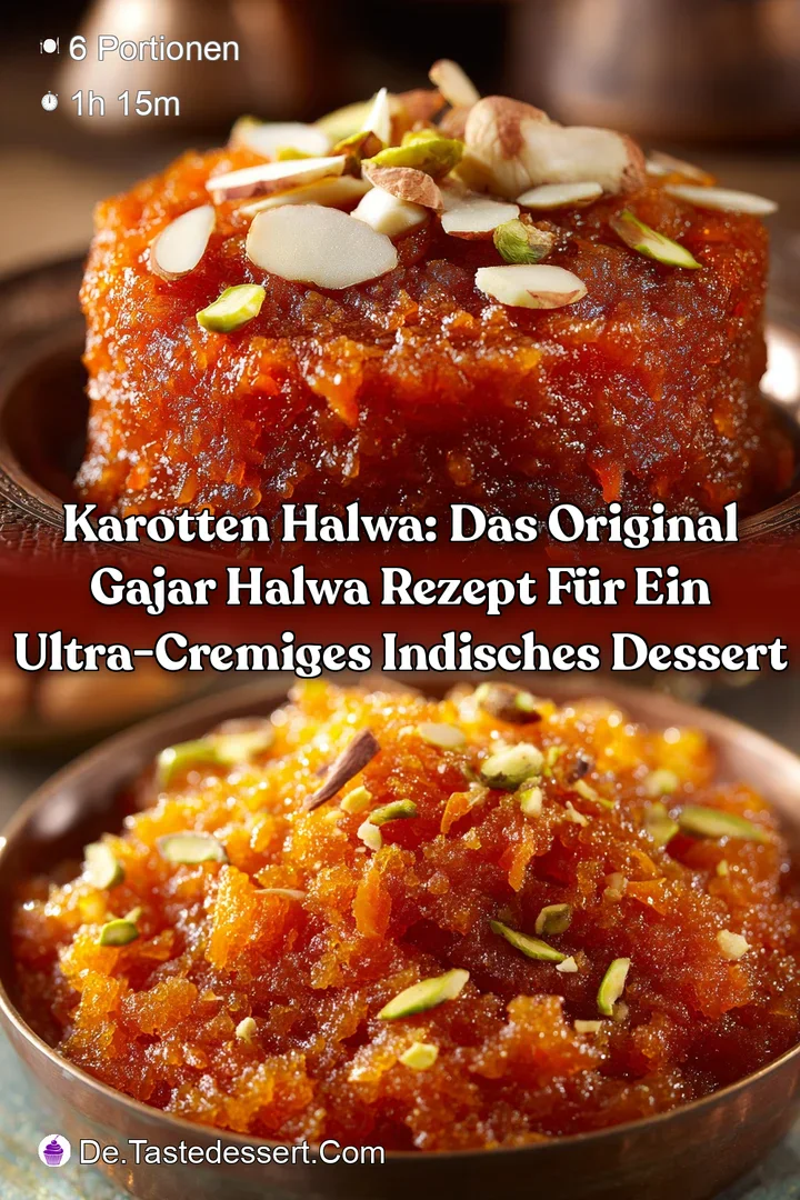 Karotten Halwa: Das Original Gajar Halwa Rezept f&uuml;r ein ultra-cremiges indisches Dessert