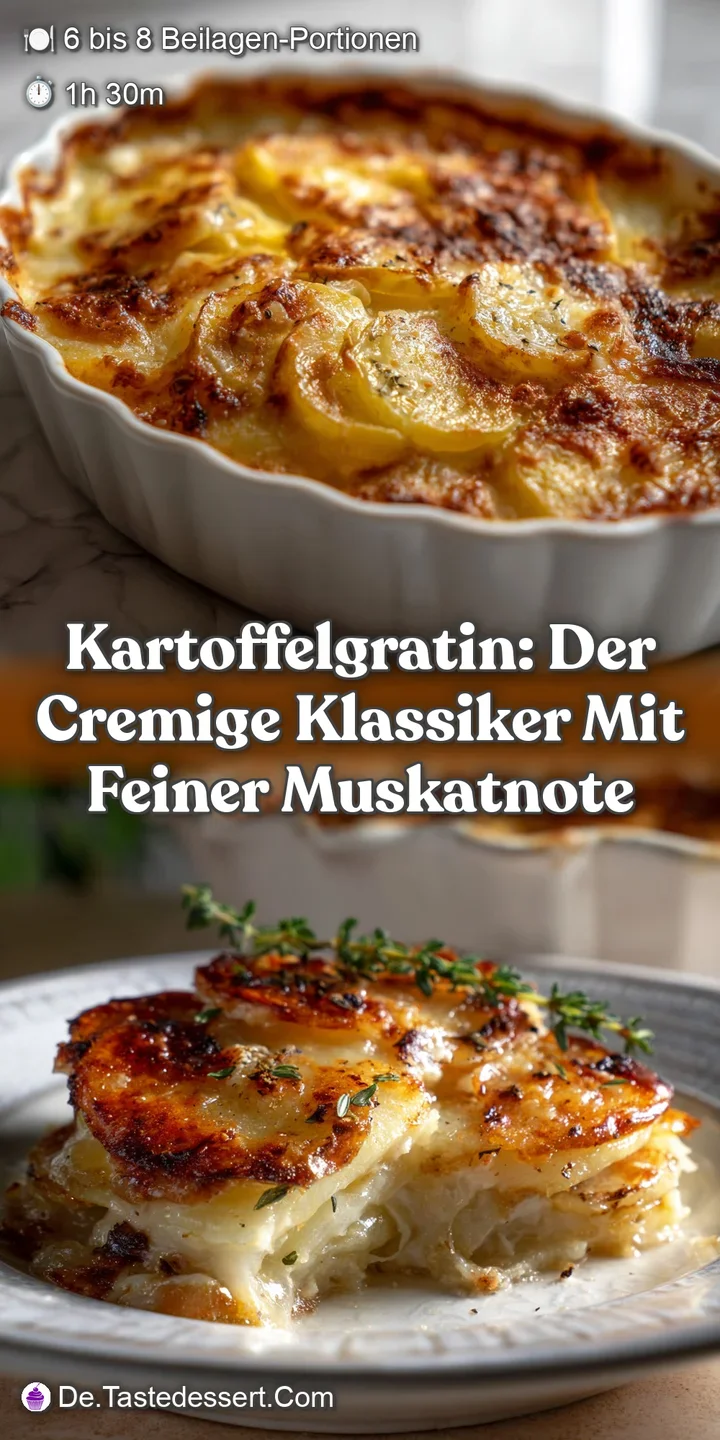 Kartoffelgratin: Der cremige Klassiker mit feiner Muskatnote