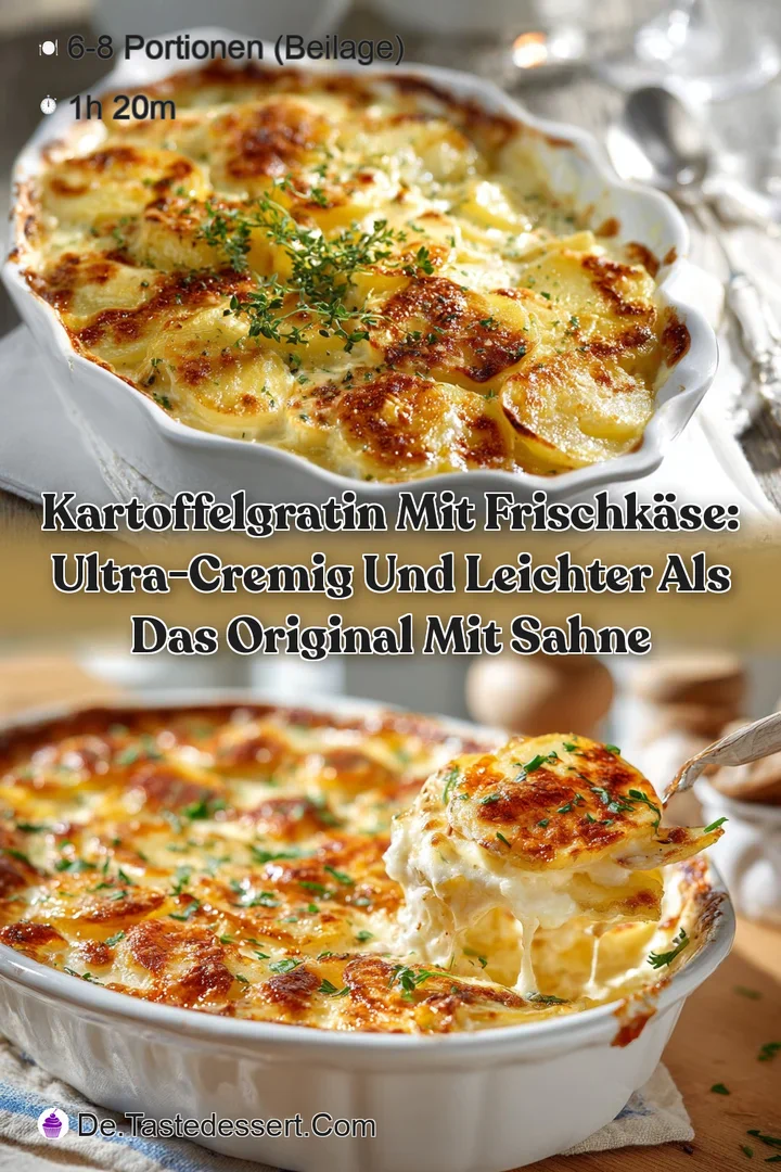 Kartoffelgratin mit Frischk&auml;se: Ultra-cremig und leichter als das Original mit Sahne
