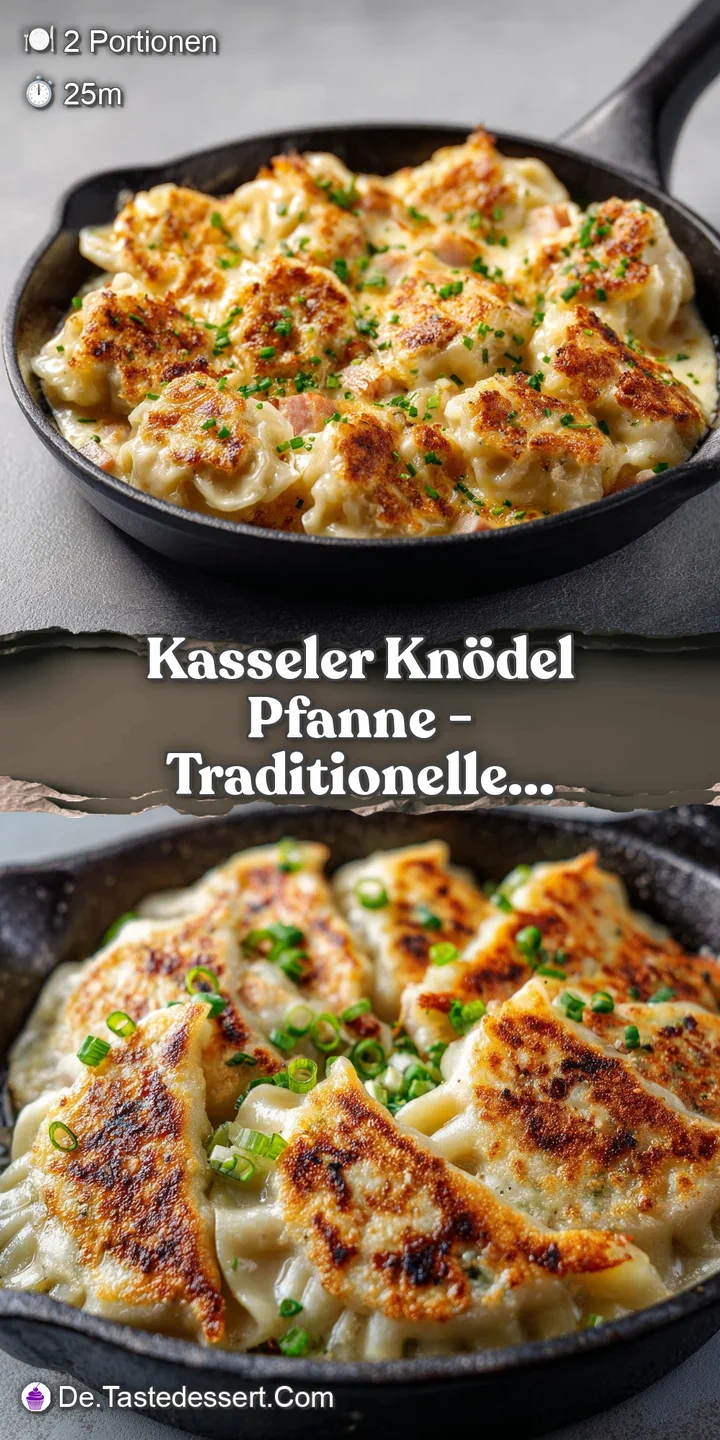 Close-up of a perfectly browned dumpling, its fluffy texture visible, nestled with savory sausage in a warm, inviting sauce.