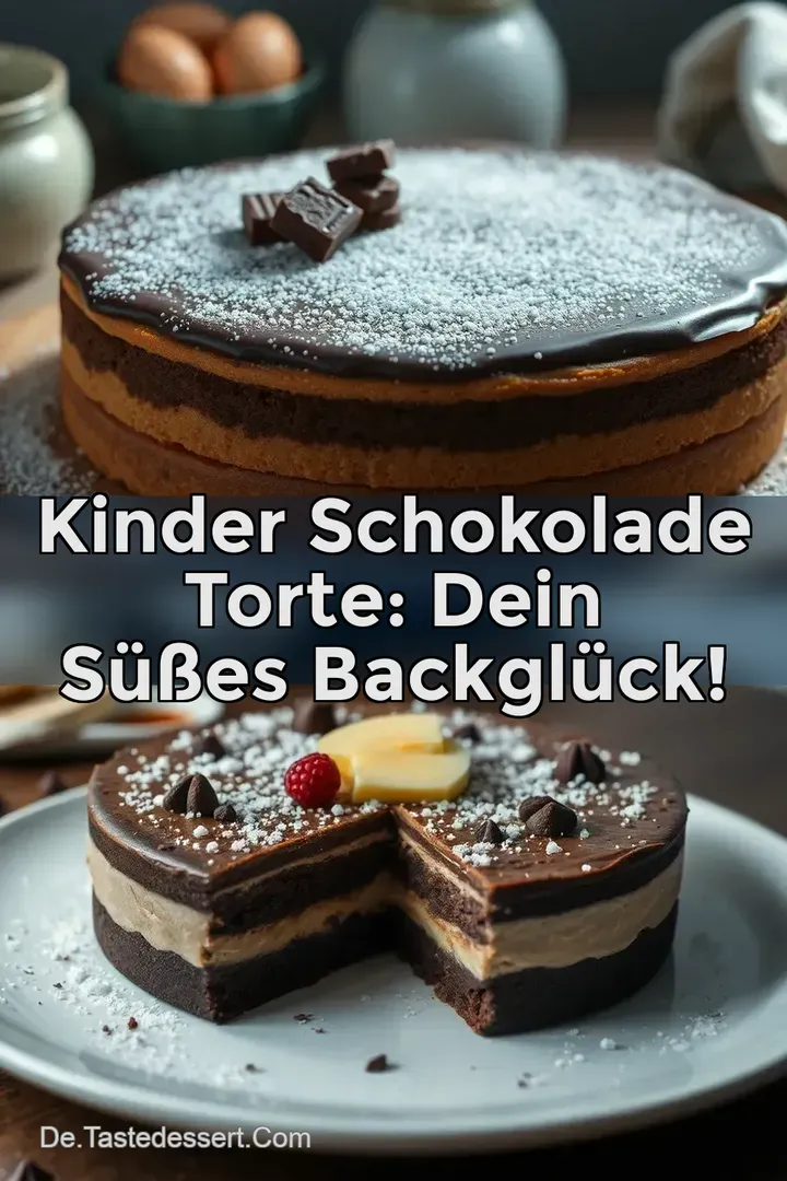 Kinder Schokolade Torte: Dein süßes Backglück!