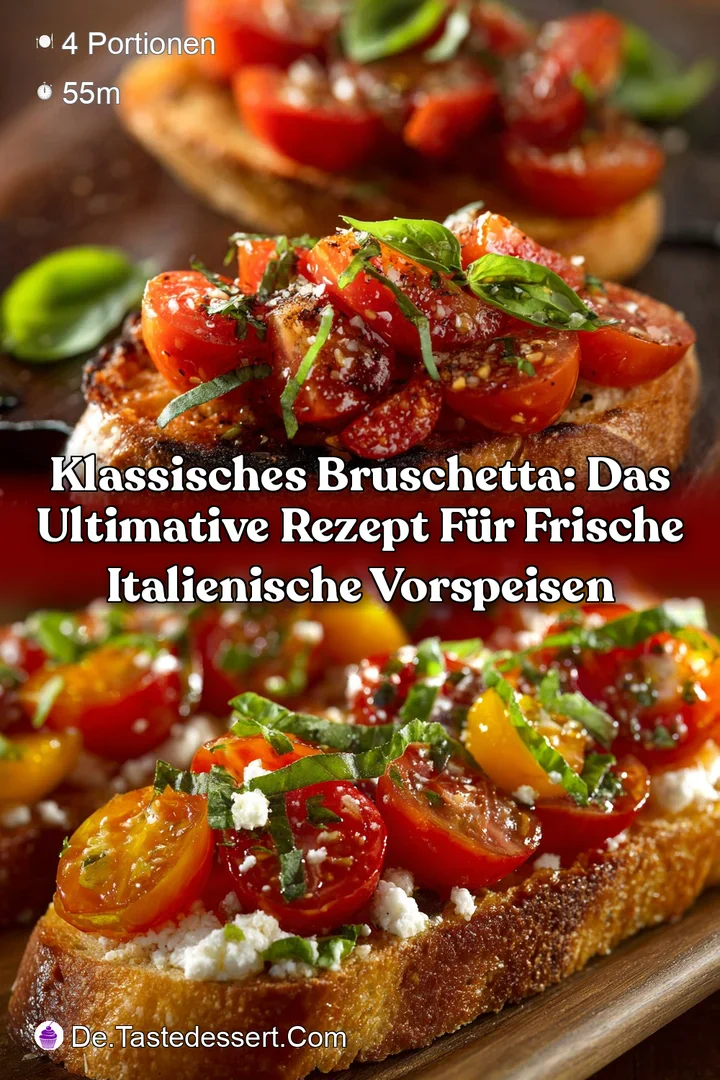 Klassisches Bruschetta: Das ultimative Rezept f&uuml;r frische italienische Vorspeisen