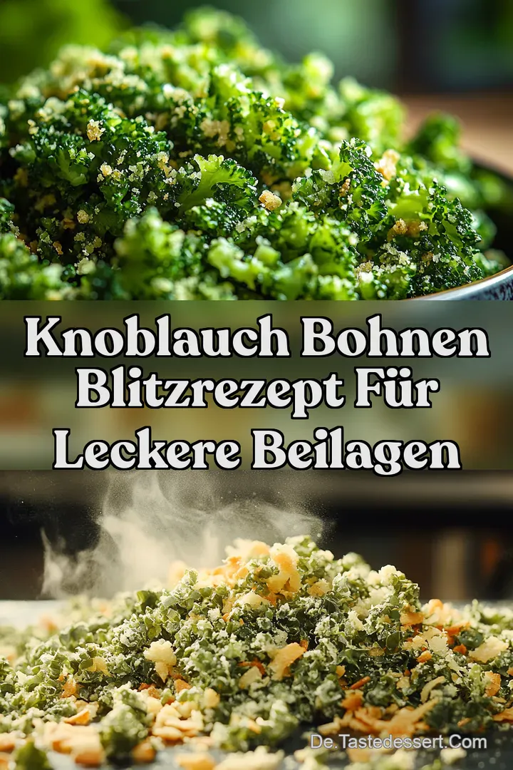 Knoblauch Bohnen Blitzrezept f&uuml;r leckere Beilagen