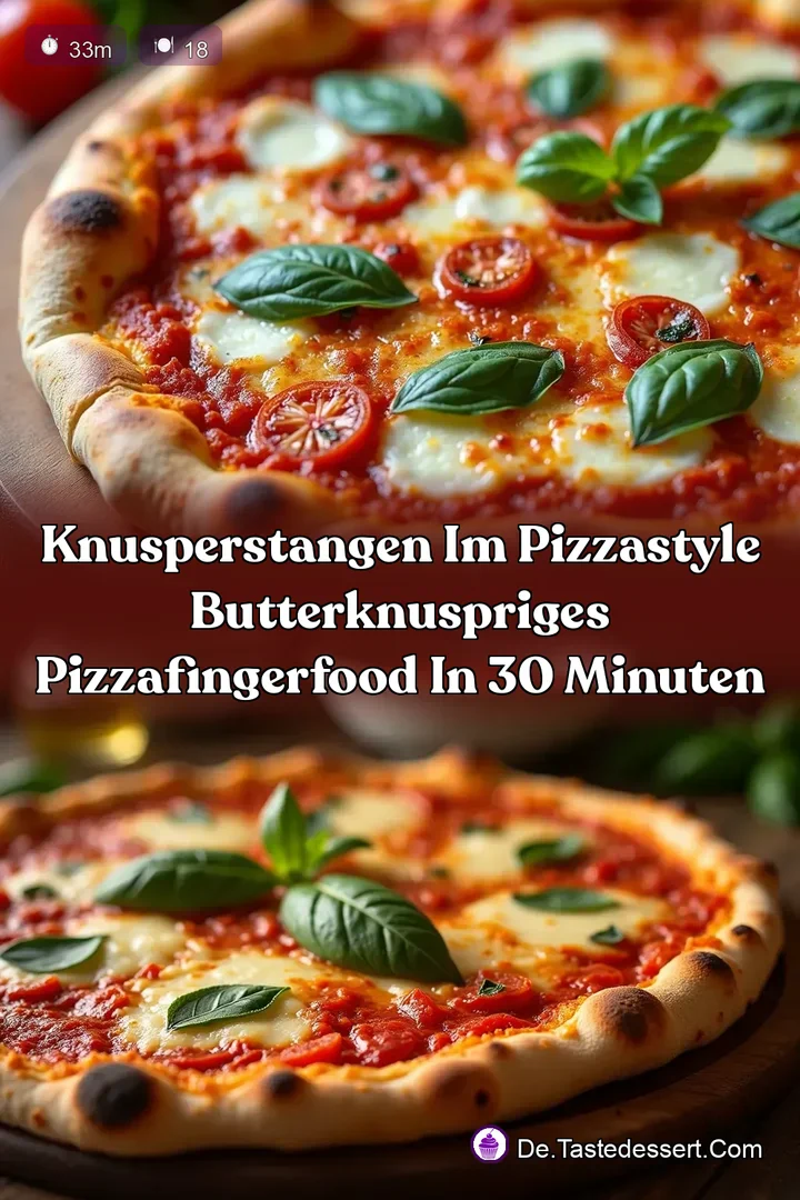 Knusperstangen im Pizzastyle Butterknuspriges PizzaFingerfood in 30 Minuten