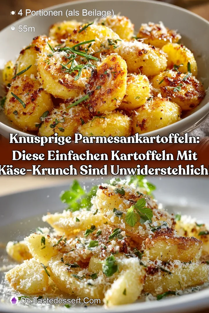 Knusprige ParmesanKartoffeln: Diese einfachen Kartoffeln mit K&auml;se-Krunch sind unwiderstehlich!