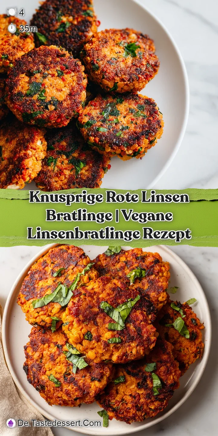 Close-up of a crunchy, textured lentil patty with visible flecks of herbs and a hint of steaming warmth.