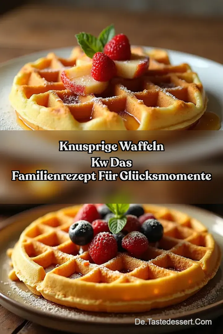 Knusprige Waffeln kw Das Familienrezept f&uuml;r Gl&uuml;cksmomente