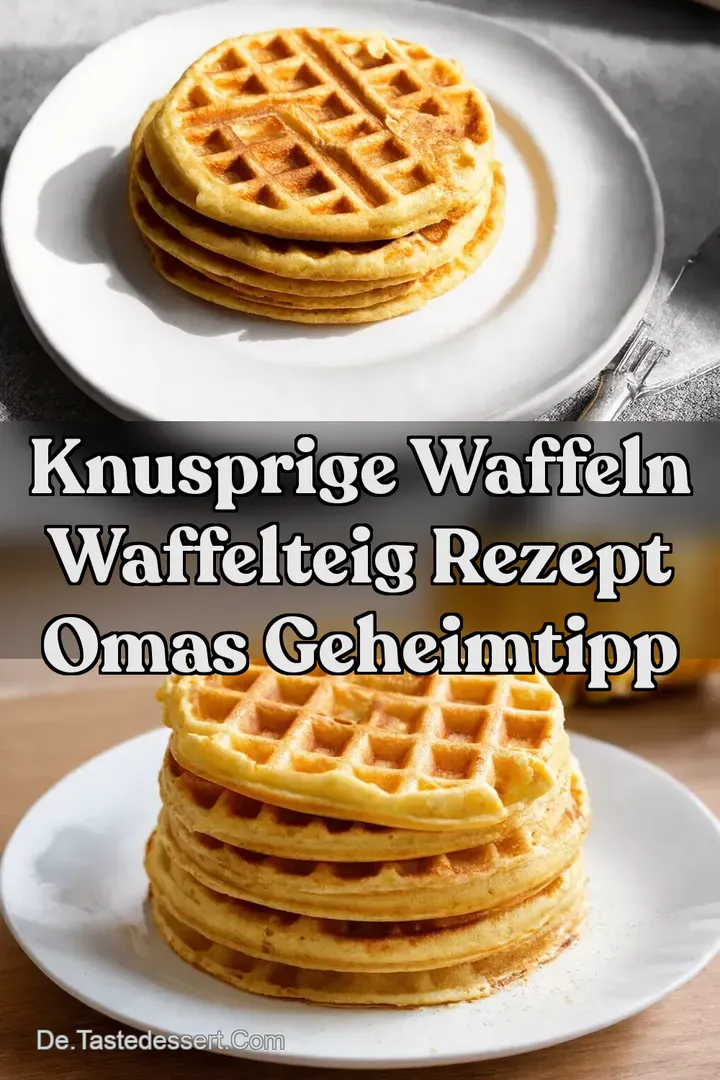 Knusprige Waffeln waffelteig rezept Omas Geheimtipp