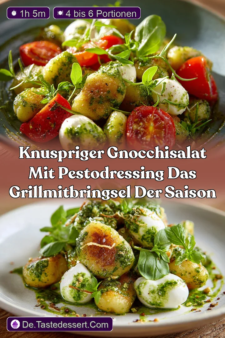Knuspriger GnocchiSalat mit PestoDressing Das GrillMitbringsel der Saison