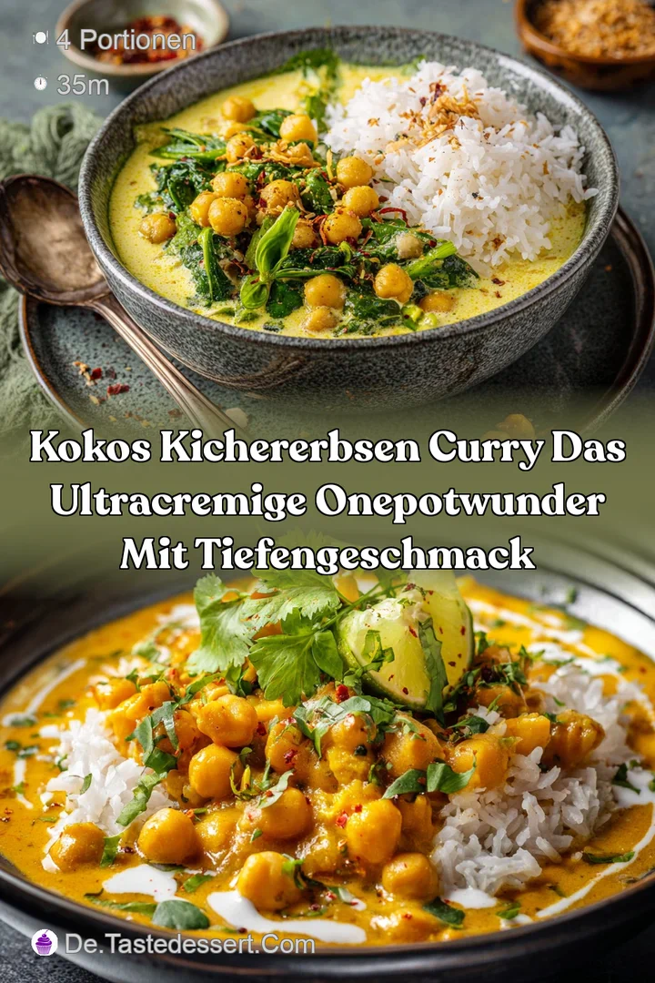 Kokos Kichererbsen Curry Das ultracremige OnePotWunder mit Tiefengeschmack
