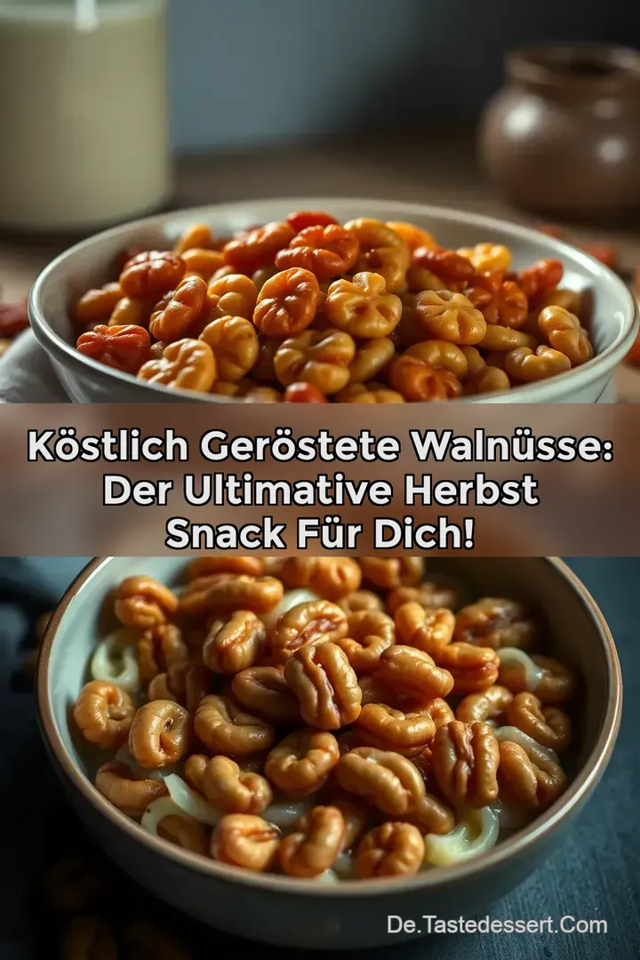 Köstlich geröstete Walnüsse: Der ultimative Herbst Snack für dich!