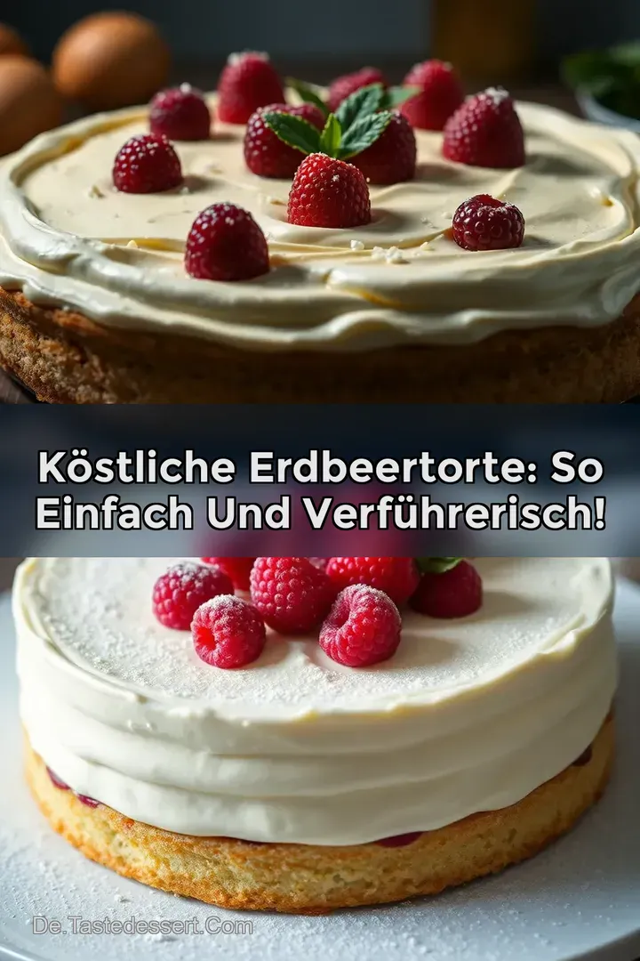 Köstliche Erdbeertorte: So einfach und verführerisch!