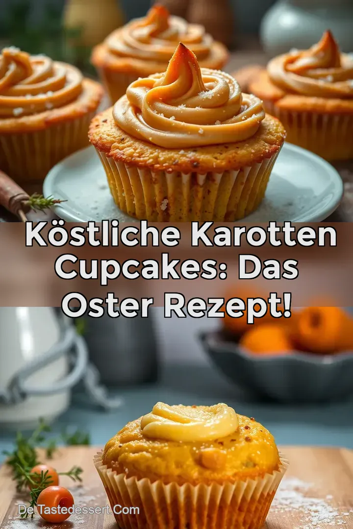 🥕Köstliche Karotten Cupcakes: Das Oster Rezept!