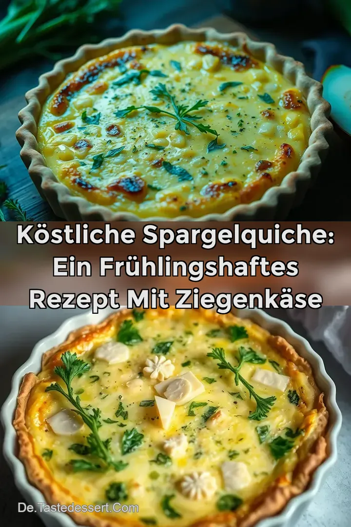 Köstliche Spargelquiche: Ein frühlingshaftes Rezept mit Ziegenkäse