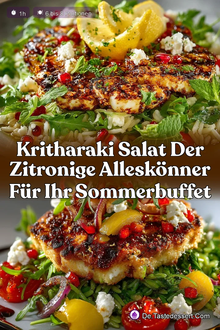 Kritharaki Salat Der zitronige Allesk&ouml;nner f&uuml;r Ihr Sommerbuffet