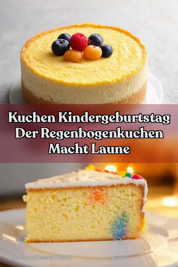Kuchen Kindergeburtstag Der Regenbogenkuchen macht Laune