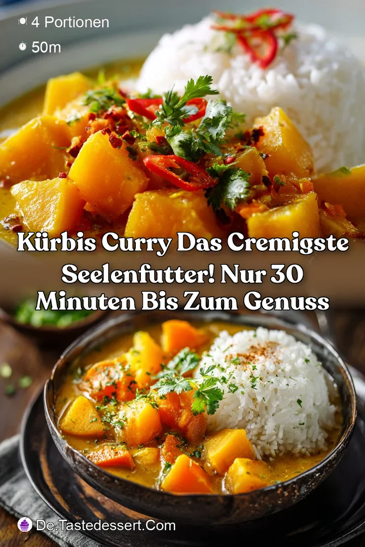 K&uuml;rbis Curry Das cremigste Seelenfutter! Nur 30 Minuten bis zum Genuss