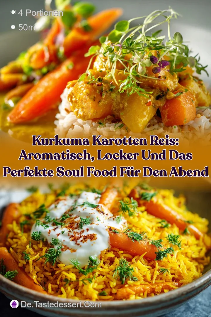 Kurkuma Karotten Reis: Aromatisch locker und das perfekte Soul Food f&uuml;r den Abend