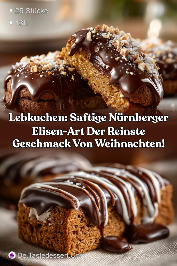 Lebkuchen: Saftige N&uuml;rnberger Elisen-Art Der reinste Geschmack von Weihnachten!