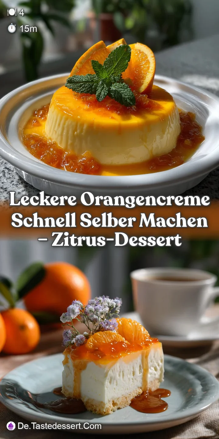 Close-up of a smooth, velvety orange cream, showcasing the rich color and inviting texture. A refreshing, fruit-forward de...