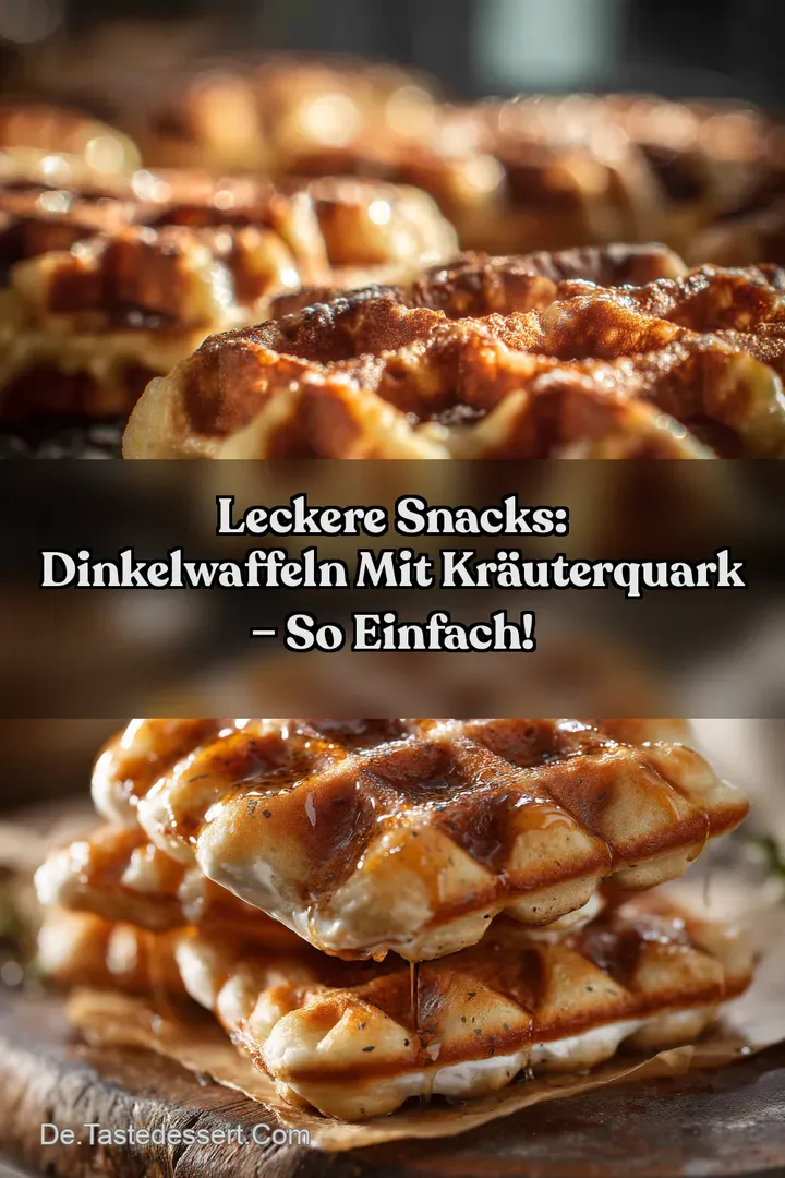Leckere Snacks: Dinkelwaffeln mit Kräuterquark – So Einfach!