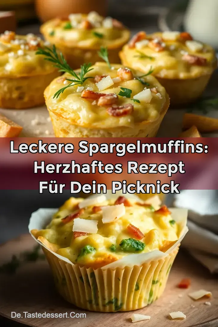 Leckere Spargelmuffins: Herzhaftes Rezept für dein Picknick