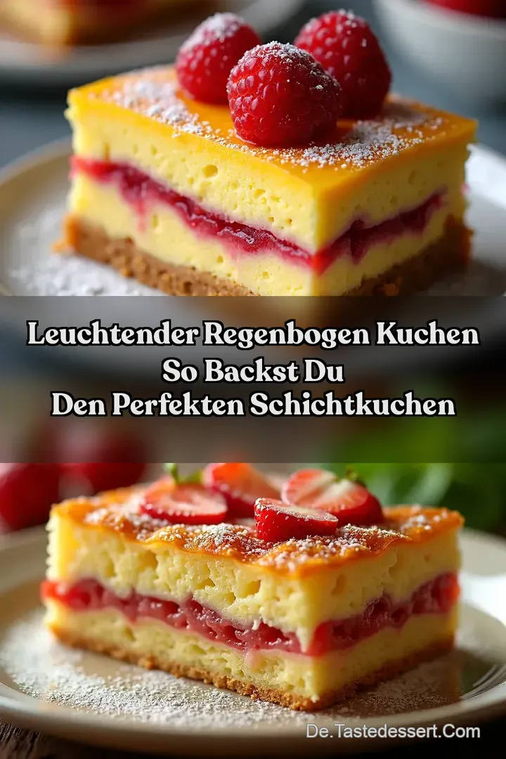Leuchtender Regenbogen Kuchen So backst du den perfekten Schichtkuchen