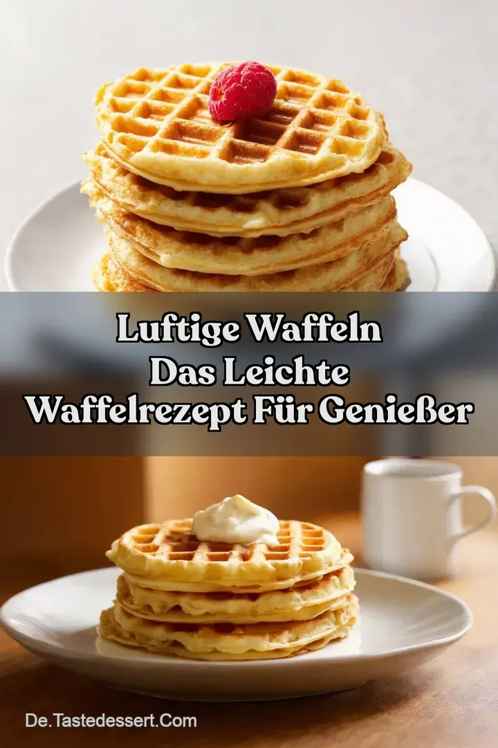 Luftige Waffeln Das leichte Waffelrezept f&uuml;r Genie&szlig;er