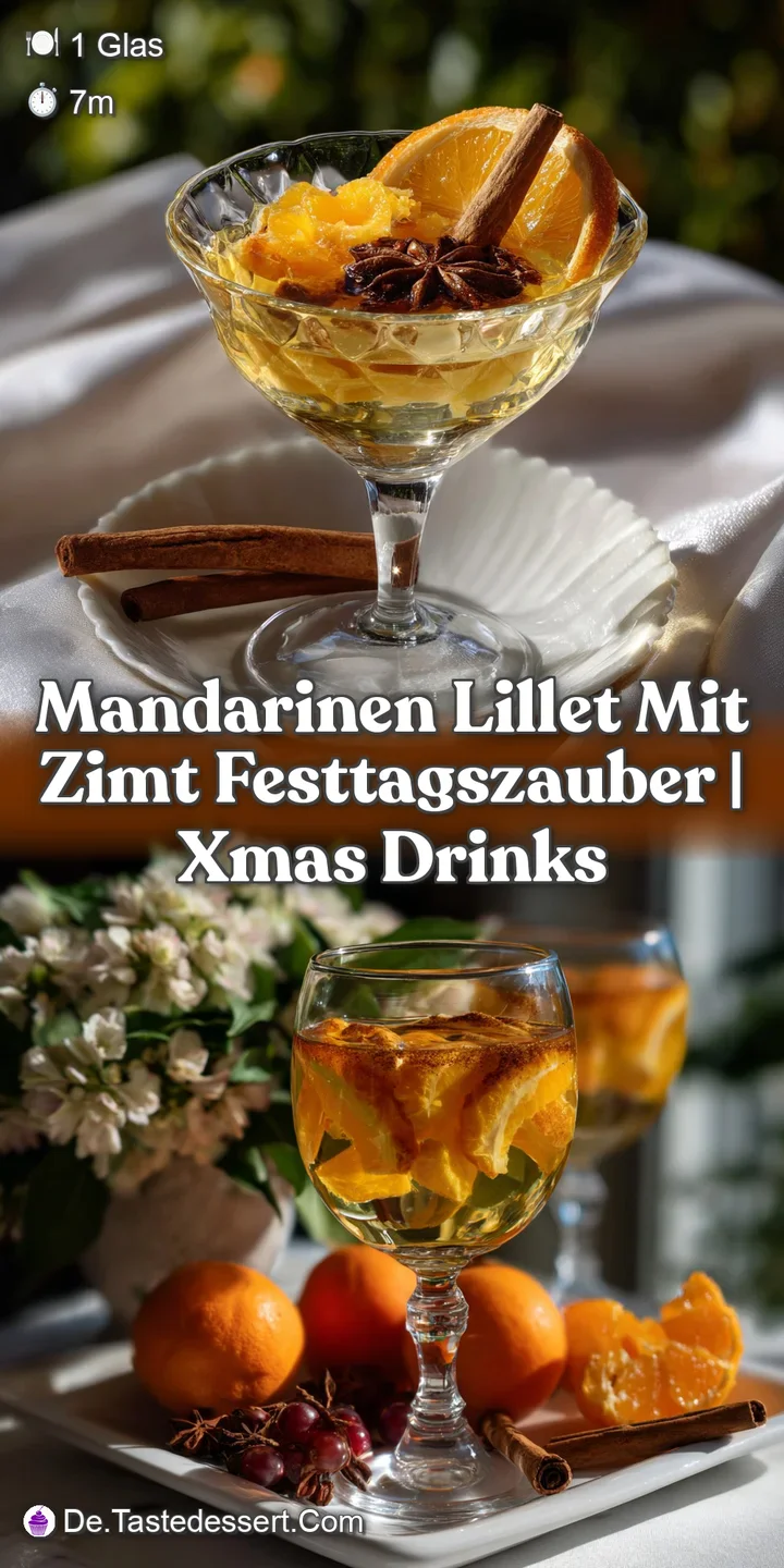 Close-up of a refreshing cocktail, featuring glistening mandarin orange segments and cinnamon, invitingly capturing the li...