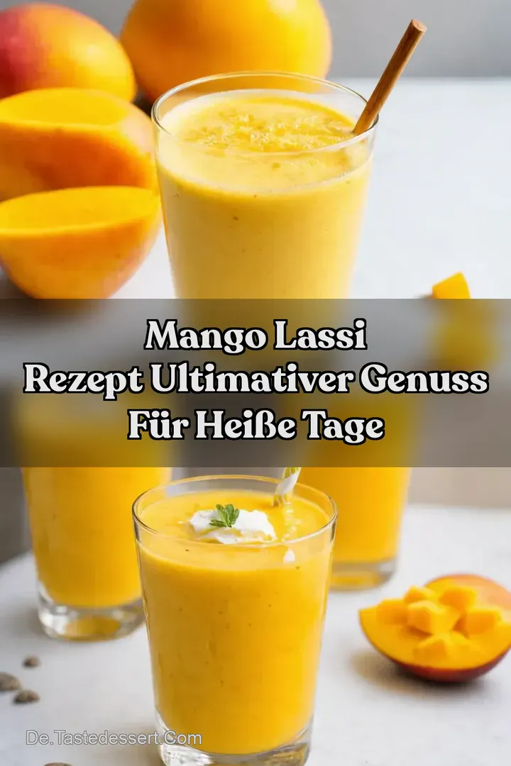 Mango Lassi Rezept Ultimativer Genuss f&uuml;r hei&szlig;e Tage