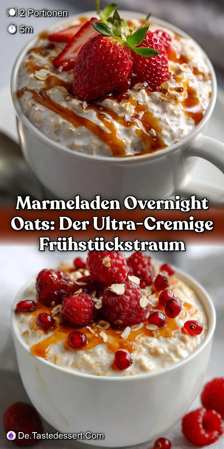 Marmeladen Overnight Oats: Der ultra-cremige Fr&uuml;hst&uuml;ckstraum