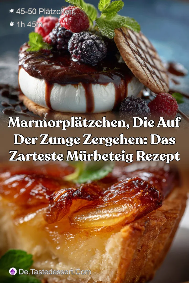 Marmorpl&auml;tzchen die auf der Zunge zergehen: Das zarteste M&uuml;rbeteig Rezept