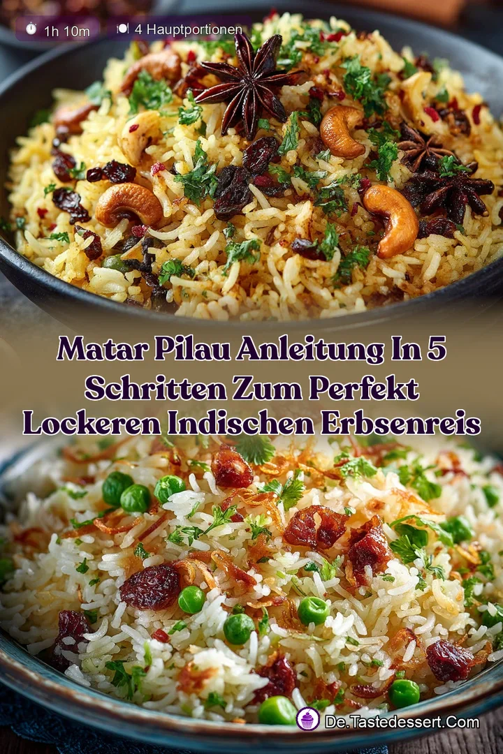 Matar Pilau Anleitung In 5 Schritten zum perfekt lockeren indischen Erbsenreis