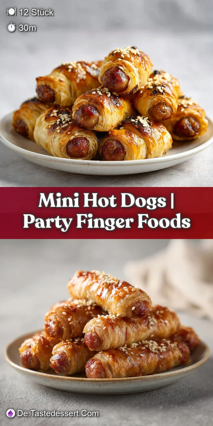 Nahaufnahme eines fluffigen Mini-Buns mit einer gl&auml;nzenden Wurst, cremiger Sauce und feinen Kr&auml;utern im Detail.