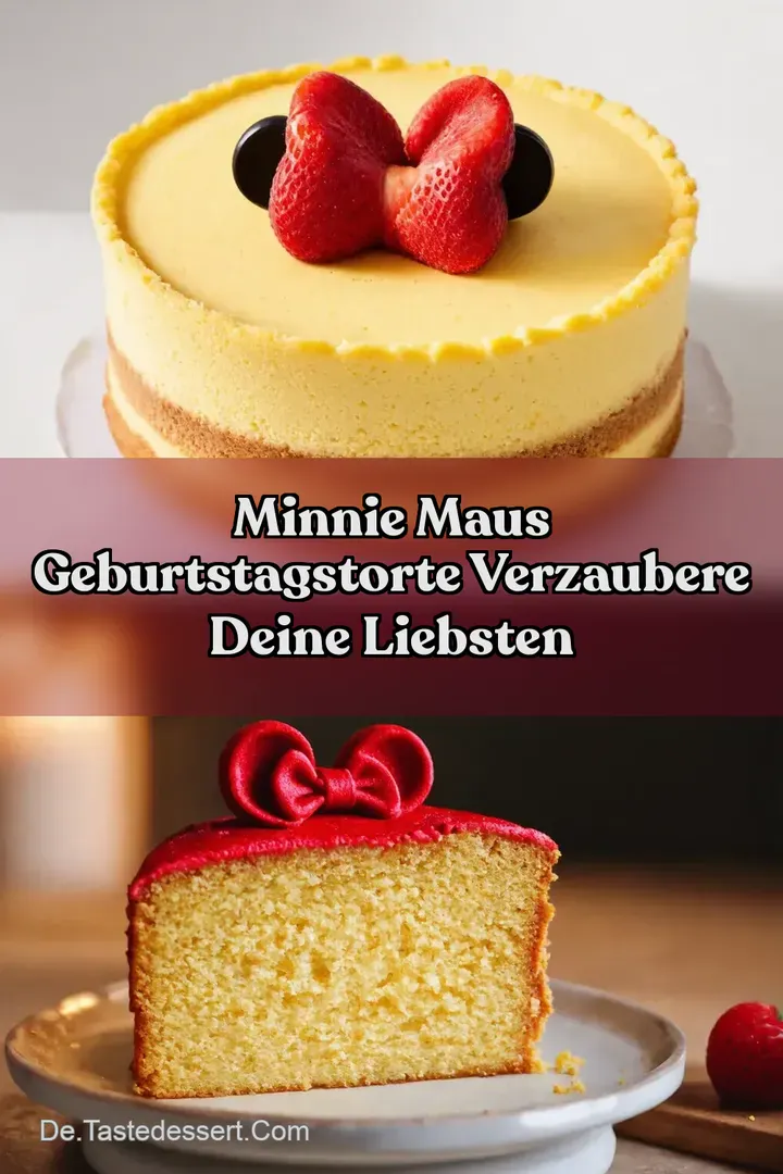 Minnie Maus Geburtstagstorte Verzaubere deine Liebsten