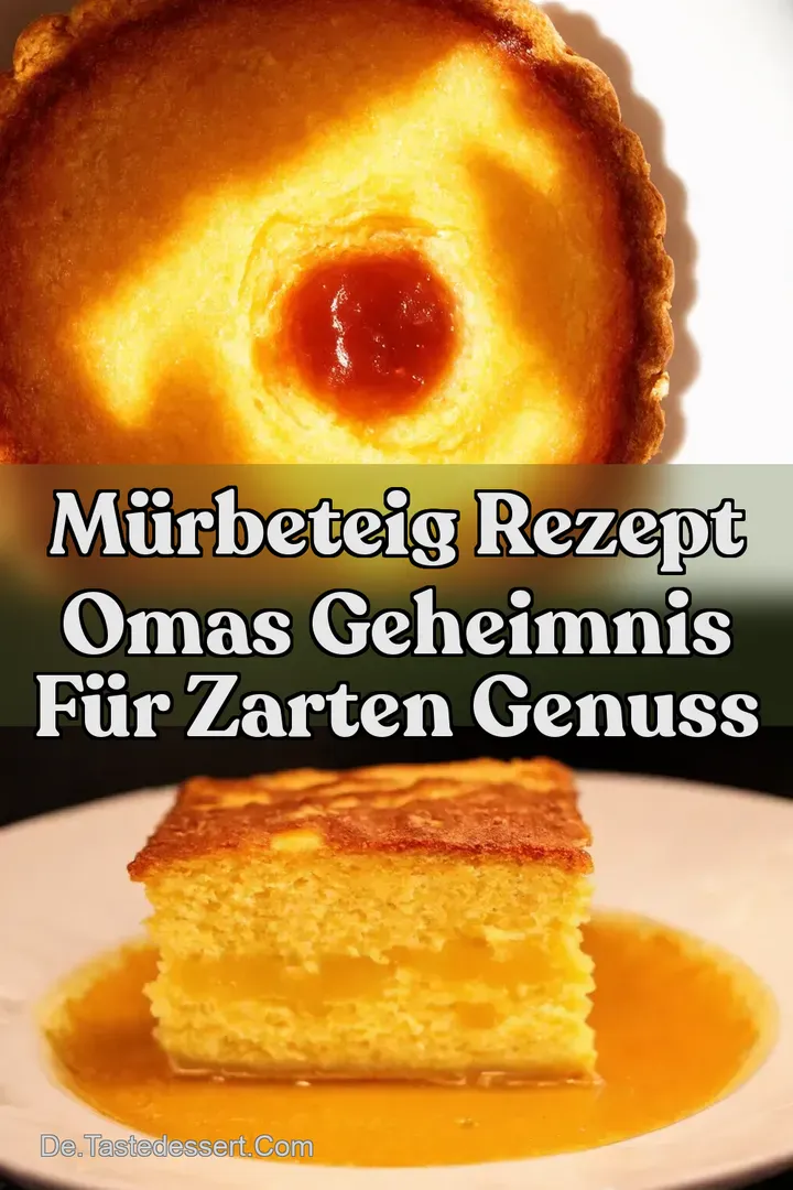 M&uuml;rbeteig Rezept Omas Geheimnis f&uuml;r Zarten Genuss
