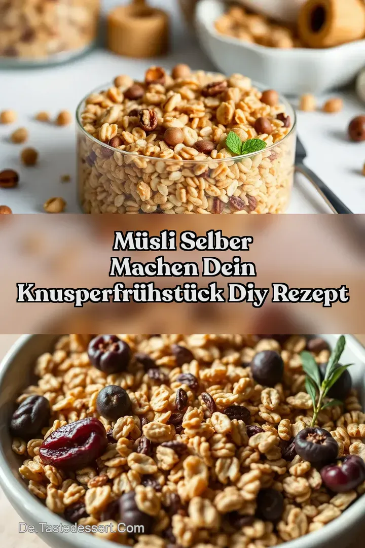 M&uuml;sli selber machen Dein KnusperFr&uuml;hst&uuml;ck DIY Rezept