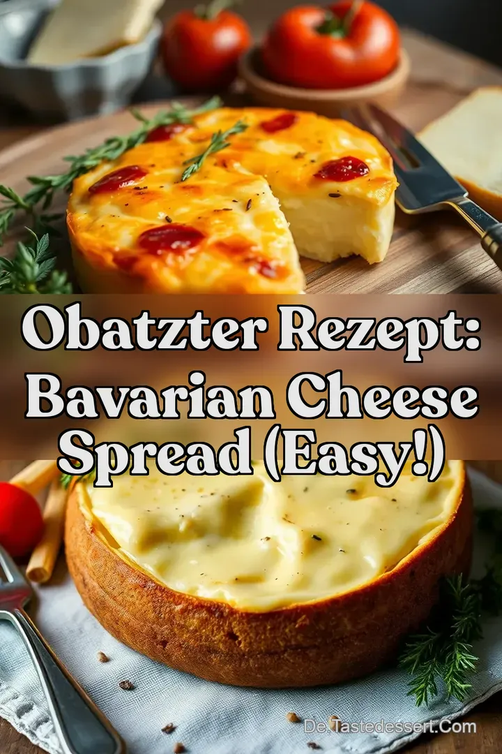 Obatzter Rezept: Bavarian Cheese Spread (Easy!)