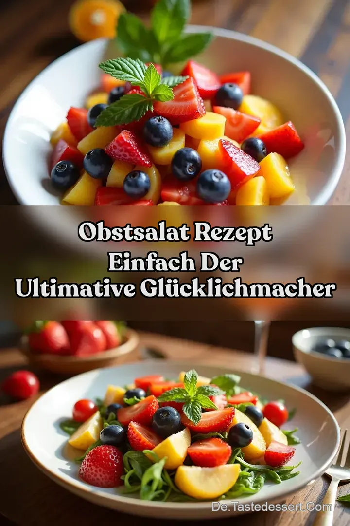 Obstsalat Rezept Einfach Der ultimative Gl&uuml;cklichmacher