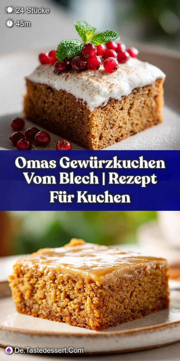 Close-up of moist, golden spice cake; powdered sugar glistens. Captures warm color and aroma.