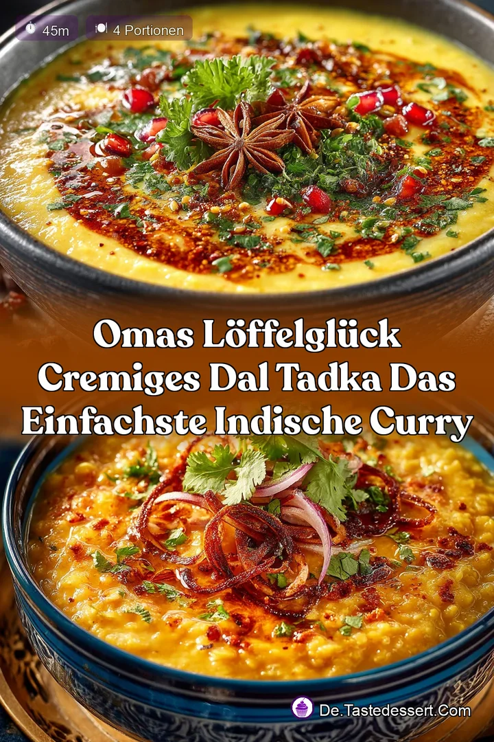 Omas Löffelglück Cremiges Dal Tadka Das einfachste indische Curry