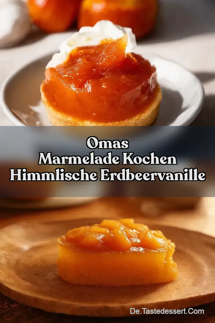 Omas Marmelade kochen Himmlische ErdbeerVanille
