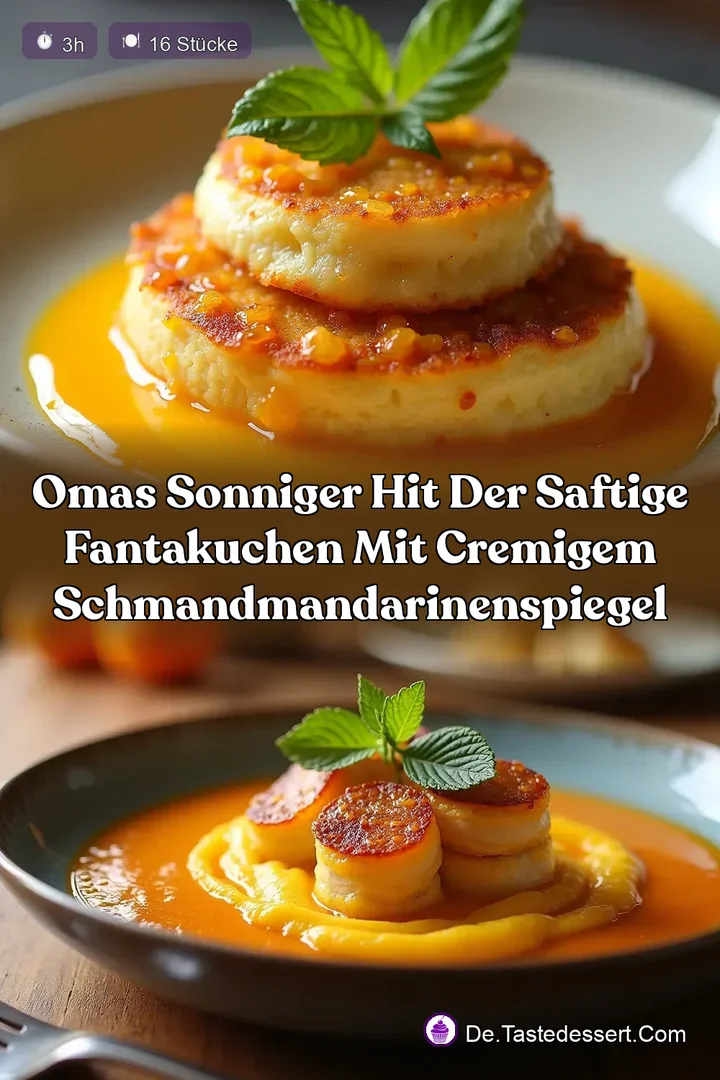 Omas sonniger Hit Der saftige Fantakuchen mit cremigem SchmandMandarinenspiegel